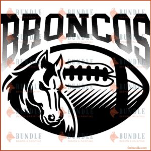 Denver Broncos Football NFL Players Lover SVG Design