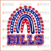 Rainbow Buffalo Bills Team Logo PNG Sublimation Design