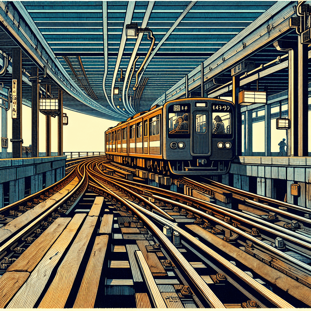 The title of the blog post is "Keeping Track on the Tracks: The Vital Role of Logs in the 6 Line’s Journey.