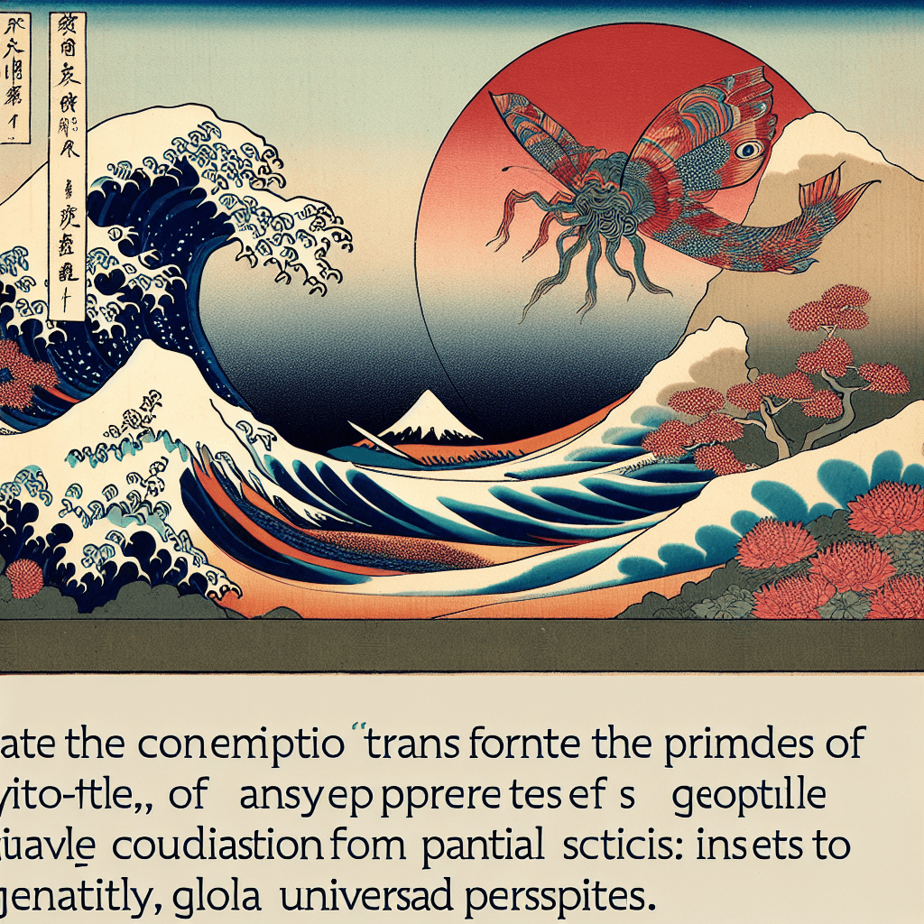 Create an abstract image that represents the transformation of specific details into universal insights, emphasizing the concept of moving from the particular to the general.