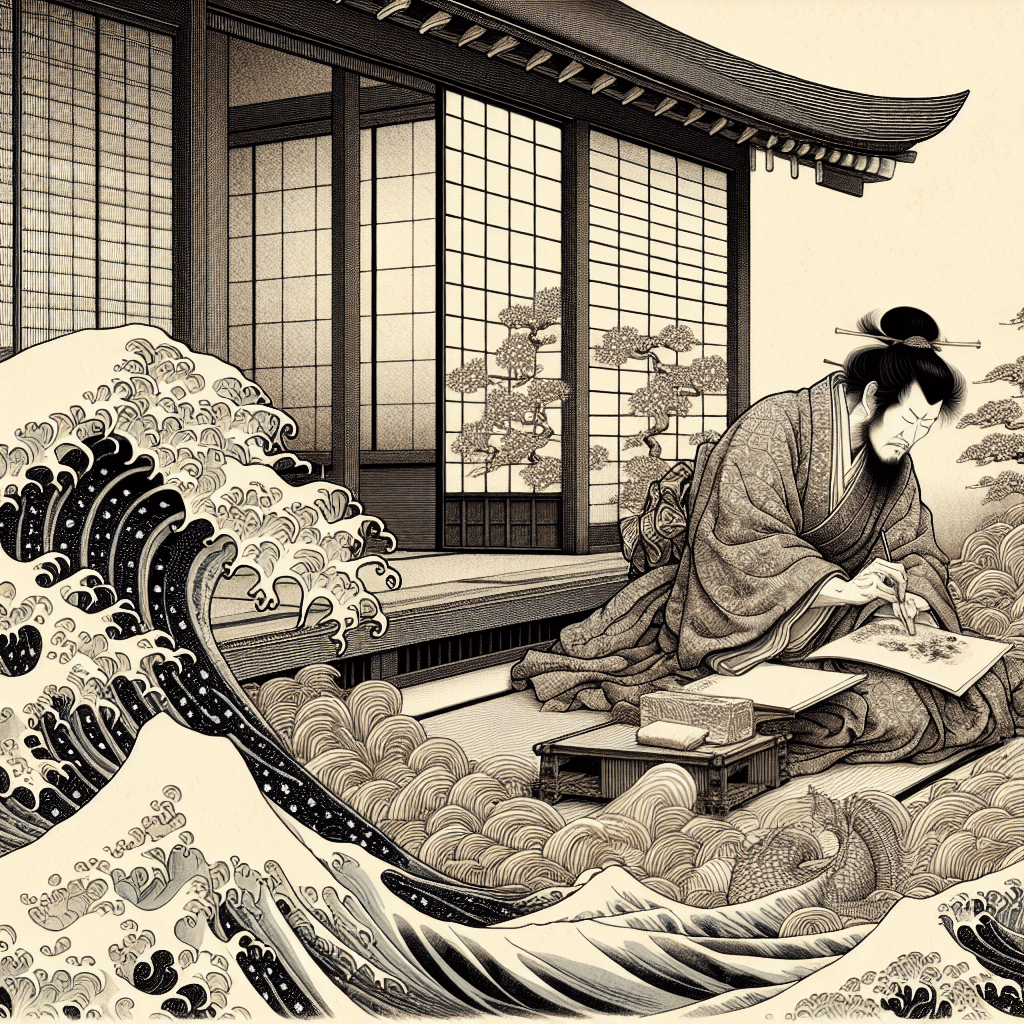 Tracing the Artistic Evolution: Hokusai's Early Works and Influences