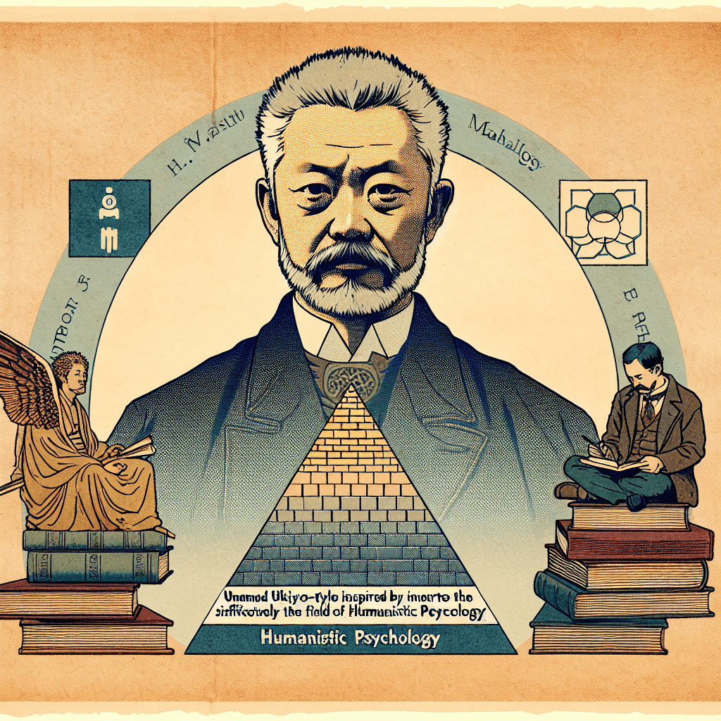 Create an image representing Abraham Maslow as the architect of Humanistic Psychology.