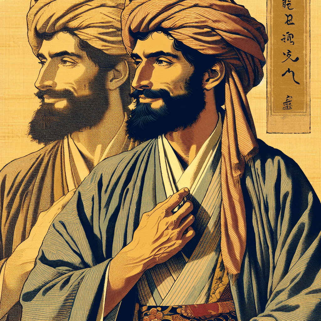 Create an image that portrays Prophet Yusuf (Joseph) as a symbol of resilience and virtue.