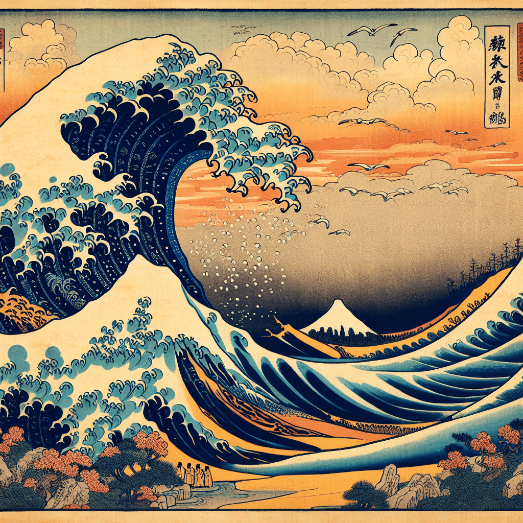 Depict the significant influence of 'The Great Wave off Kanagawa'.