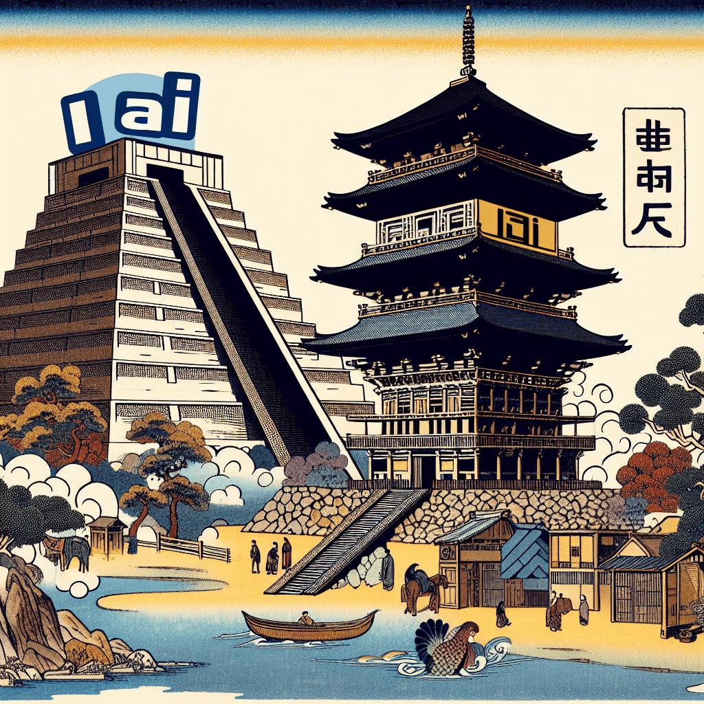Design an image representing the Tower of Babel and AI, symbolizing the overcoming of language barriers in the digital era.