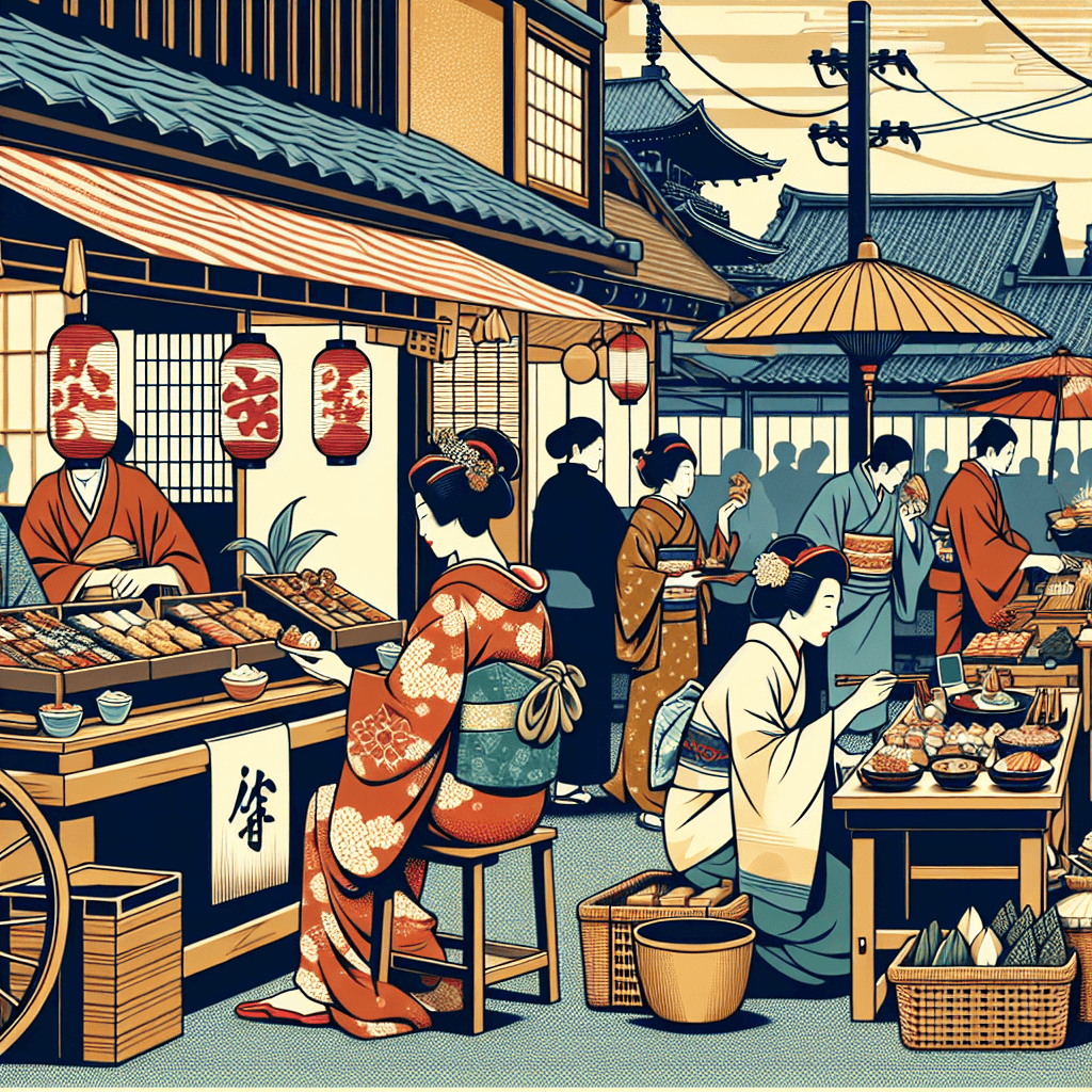 A Culinary Journey Through the Edo Period in Japan: From Sushi to Tempura