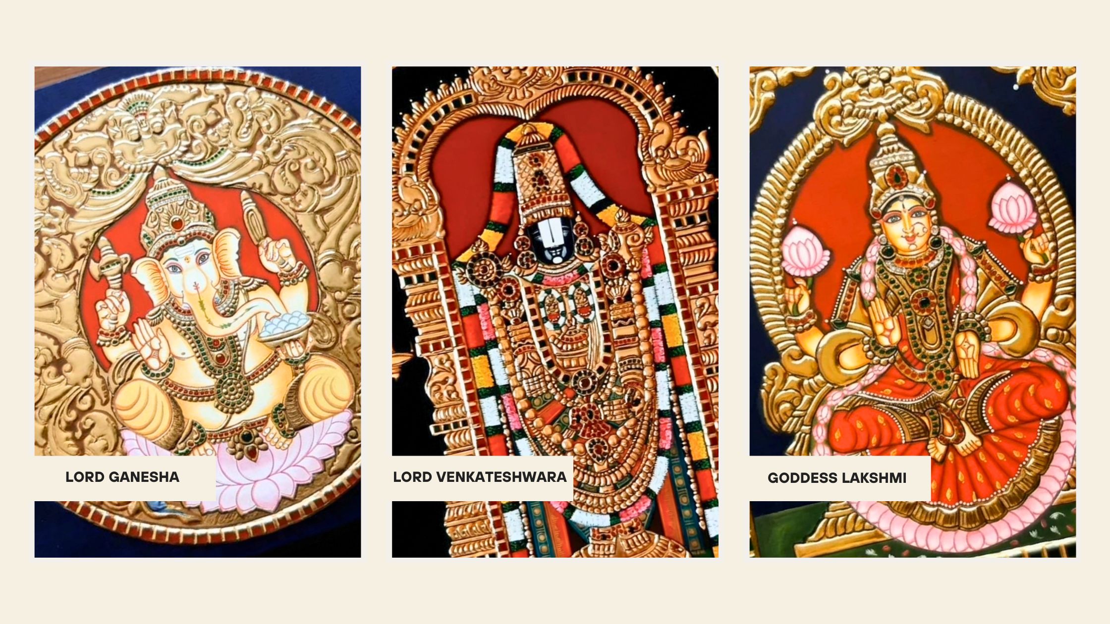 Online Tanjore Painting Course Review: Devi's Learning Experience
