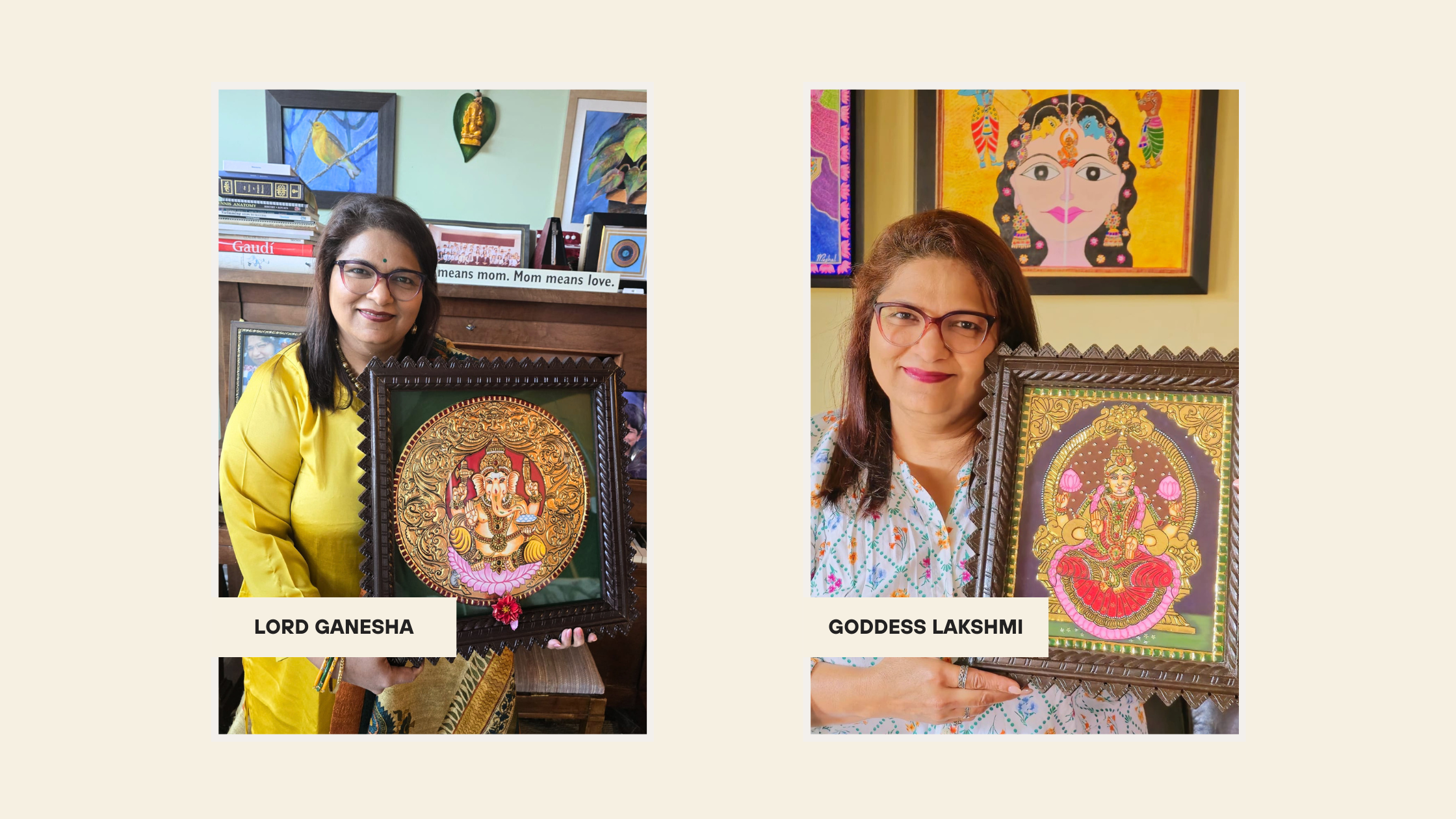From Canada to Her First Tanjore Painting: Meghal’s DIY Lakshmi Journey