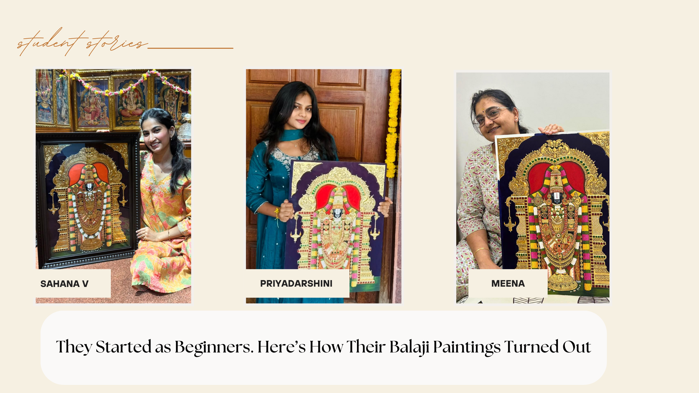 They Started as Beginners. Here’s How Their Balaji Paintings Turned Out