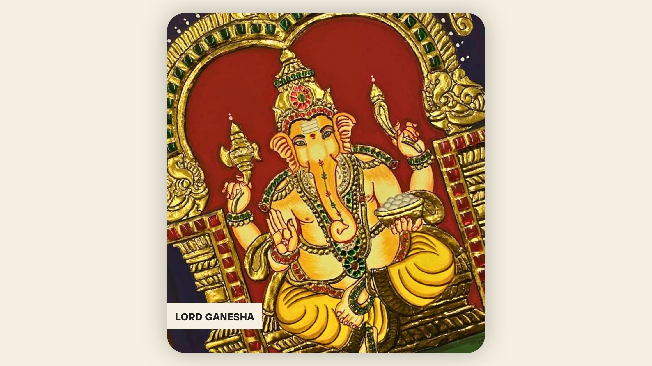 How Vainy Learned Traditional Tanjore Painting from Home
