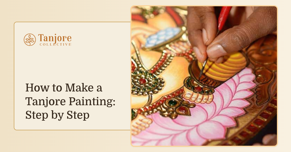 How to Make a Tanjore Painting: Step by Step