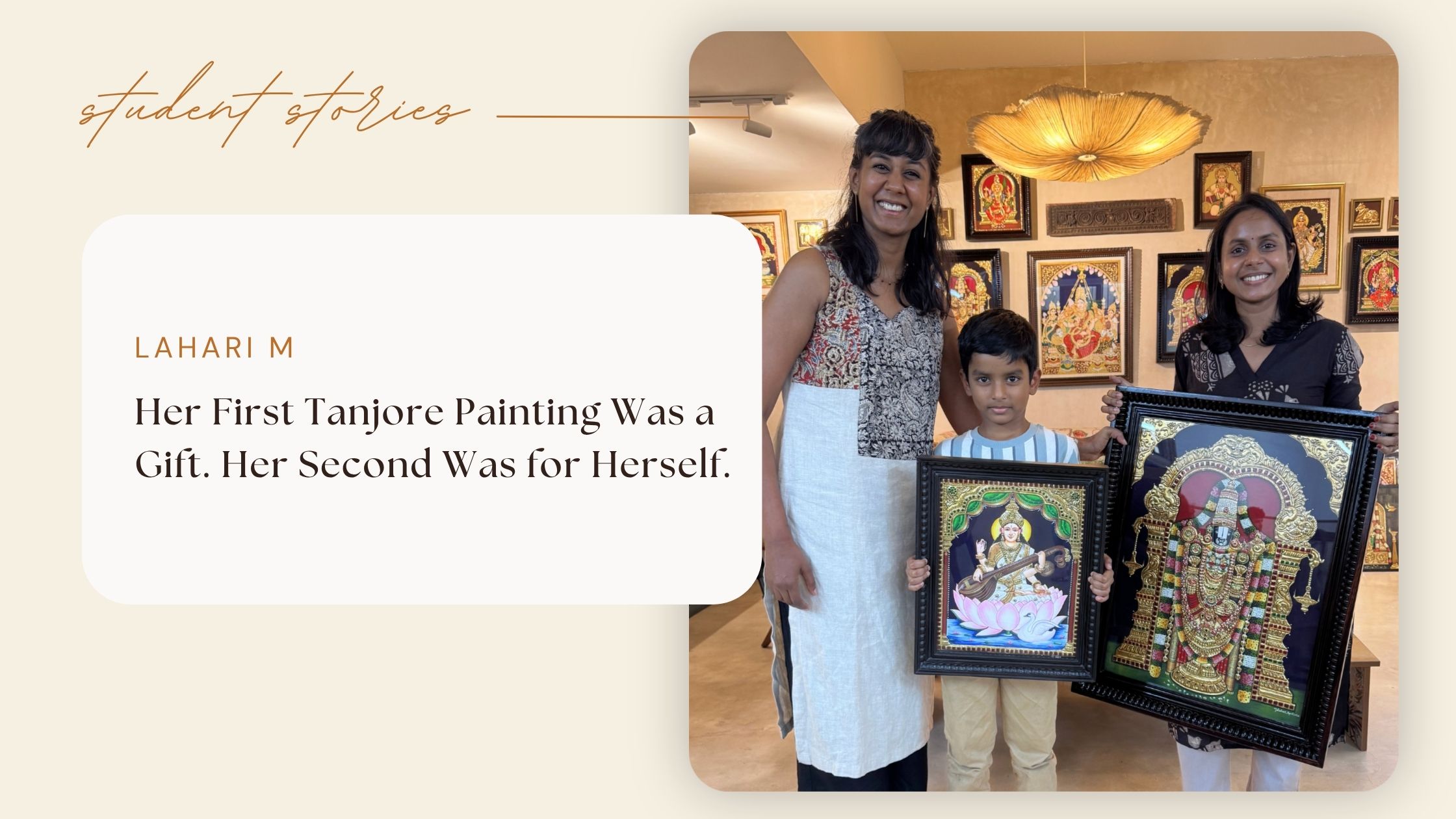 Her First Tanjore Painting Was a Gift. Her Second Was for Herself