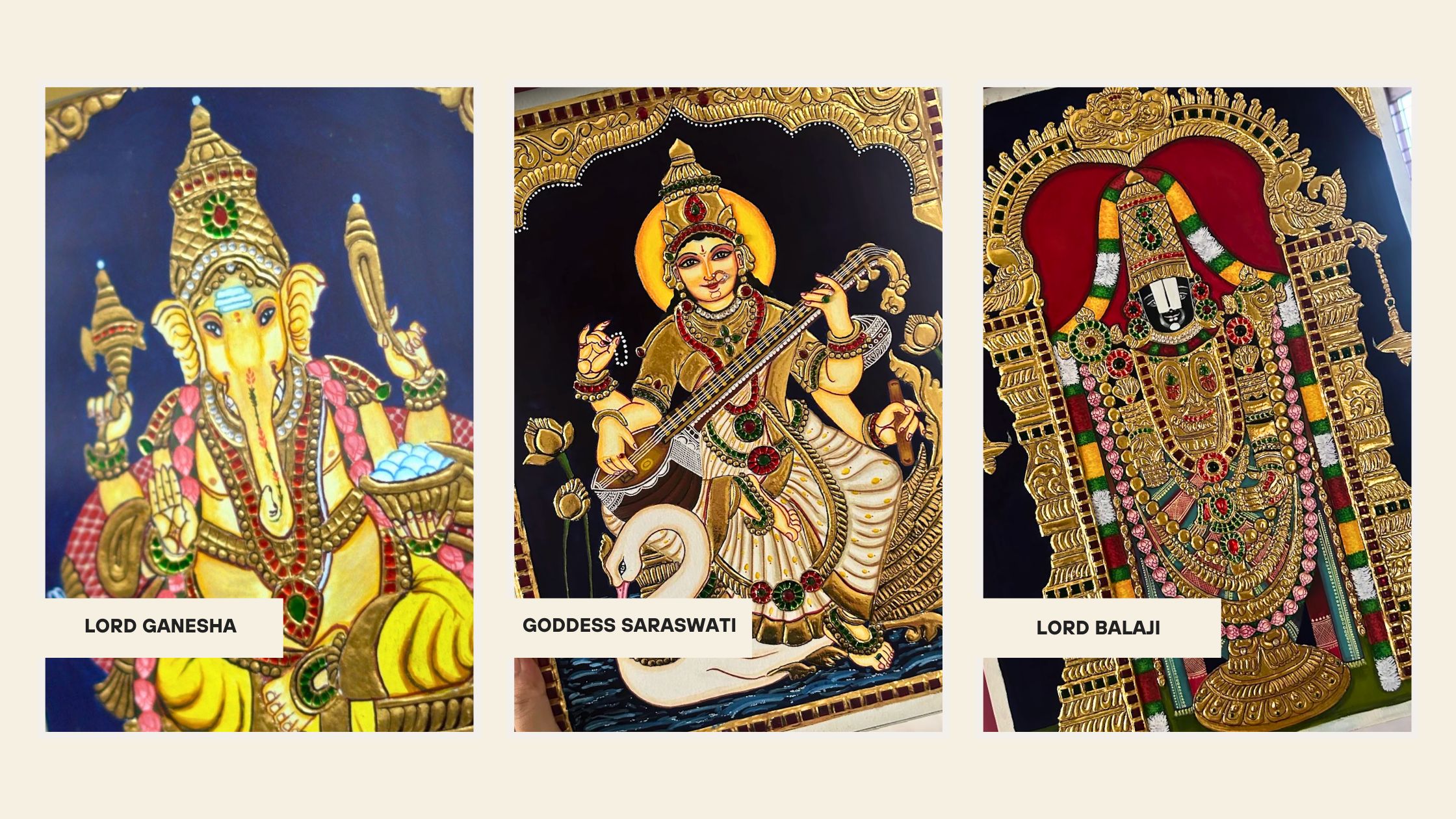 She Was Our First Online Student. See Where Tanjore Painting Took Her