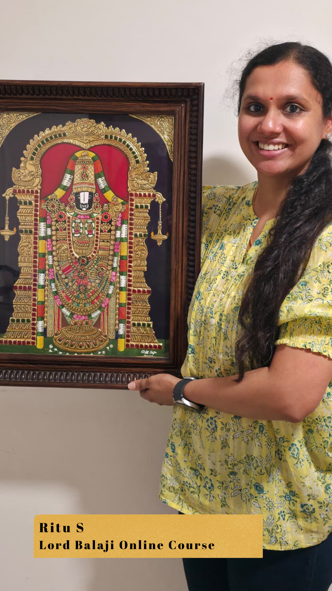 Can You Really Learn Balaji Tanjore Painting Online? Our Students Share Their Experience