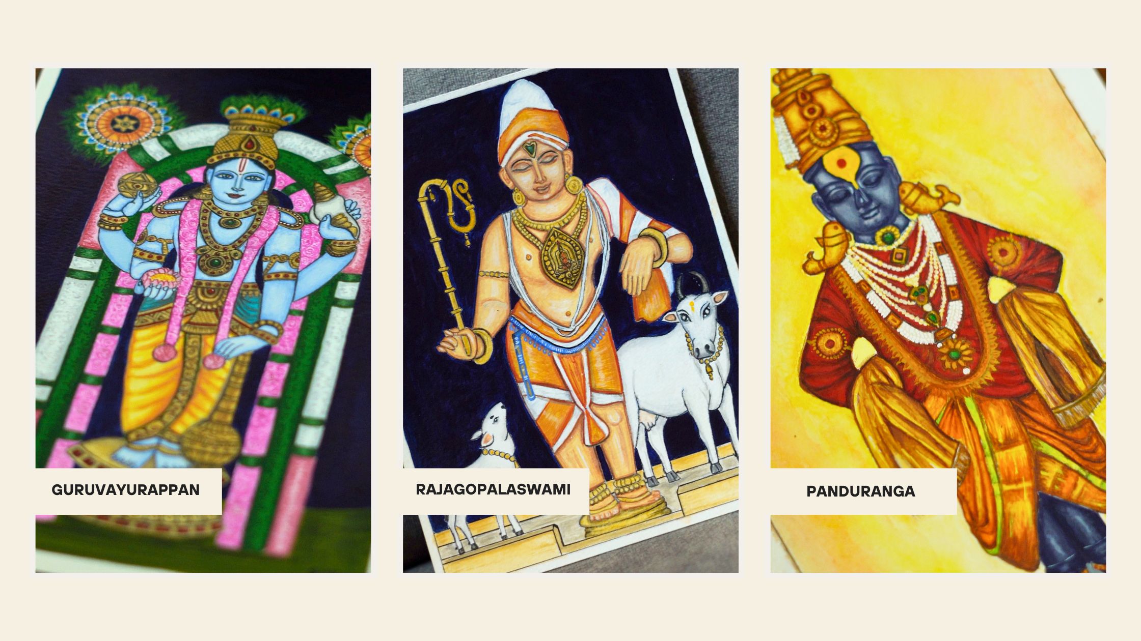 She Was Our First Online Student. See Where Tanjore Painting Took Her