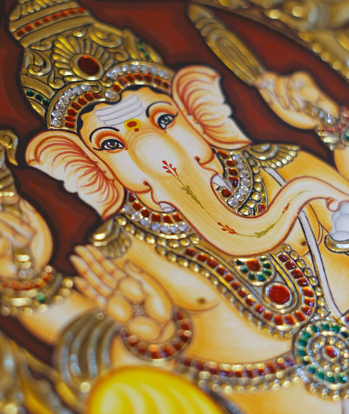 Lord Ganesha – Golden Orb