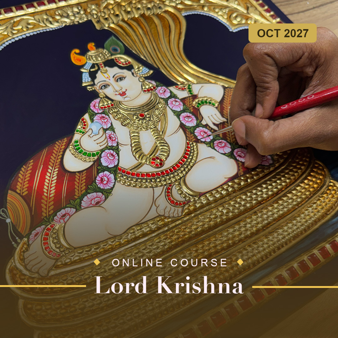 Lord Krishna Tanjore Painting Class: Meaning and How to Learn It