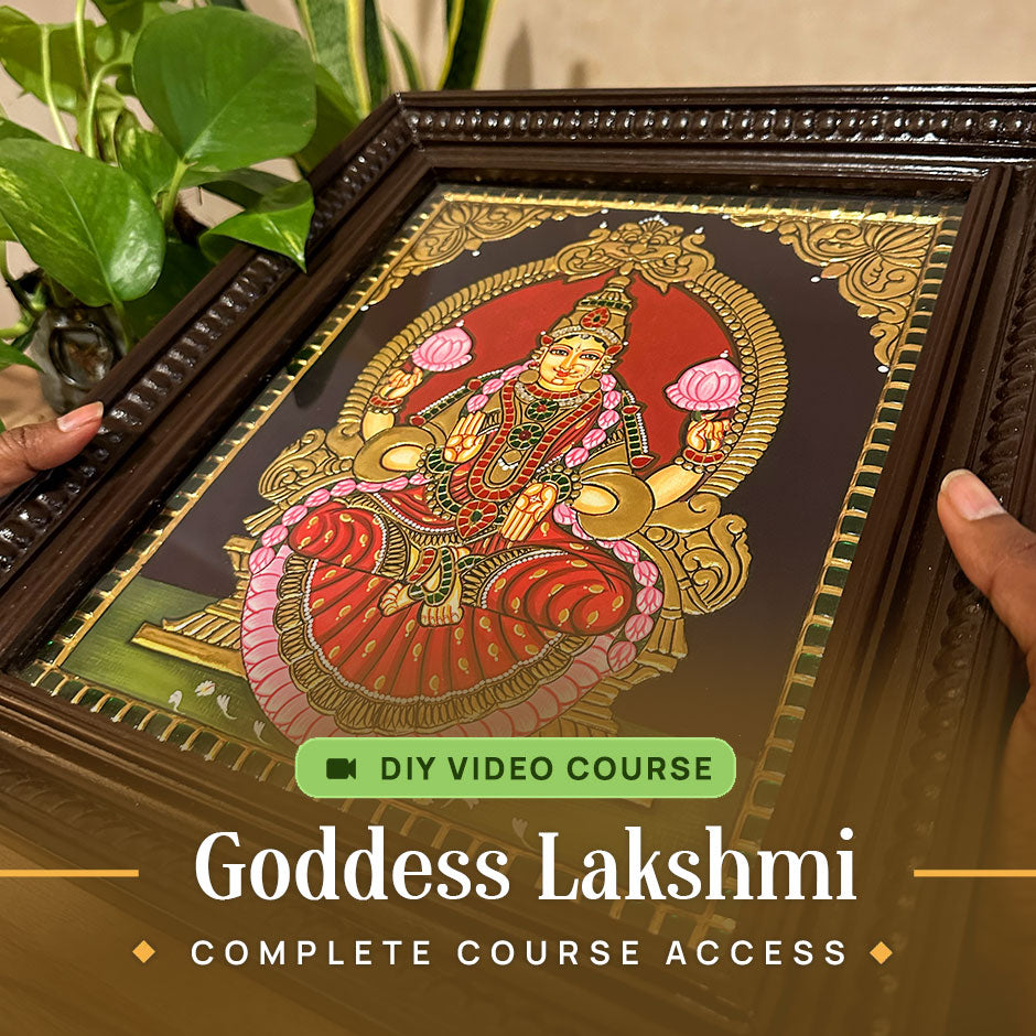 Paint Goddess Lakshmi at home