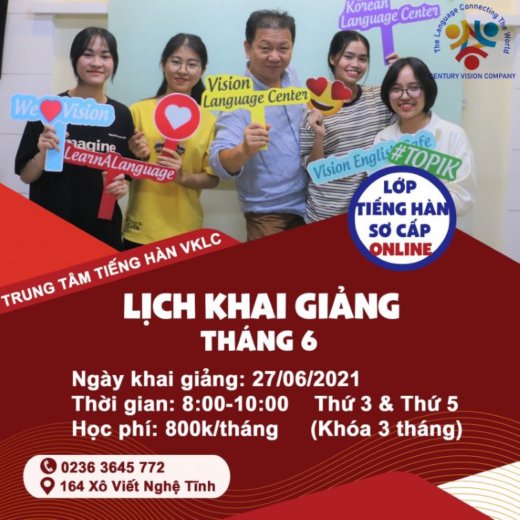 Trung tâm dạy tiếng Hàn ở Đà Nẵng đáng tin cậy