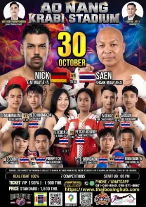 Ao nang krabi boxing stadium — Muay Thai — October 30, 2026 poster