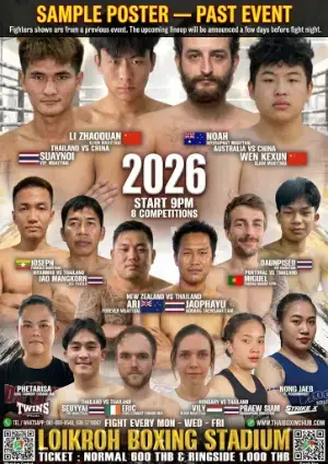 Loi Kroh Boxing Stadium Chiang Mai poster