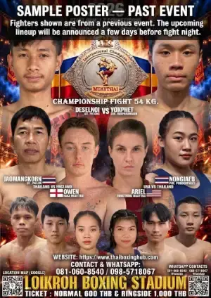 Loi Kroh Boxing Stadium Chiang Mai poster