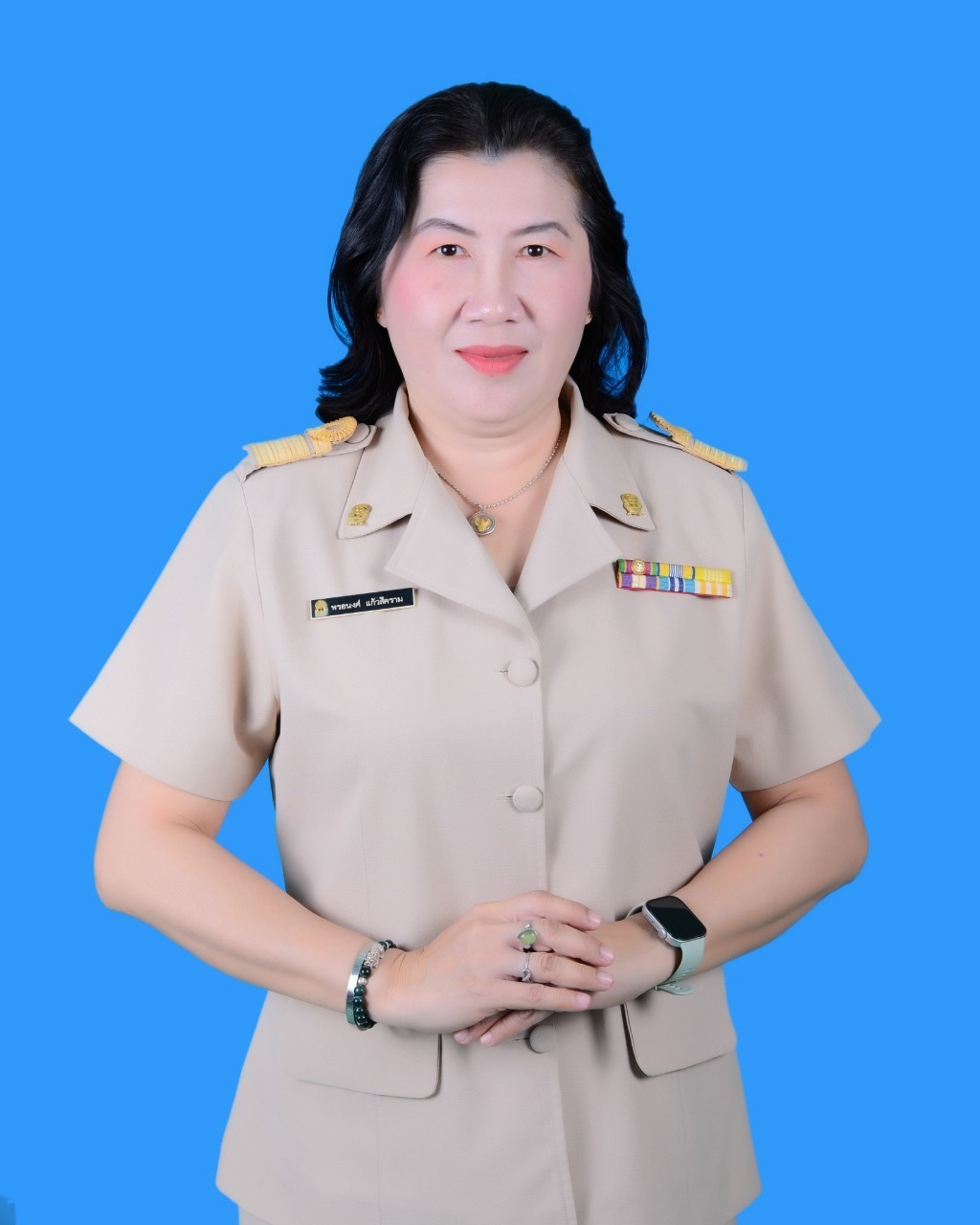 นางพรอนงค์ แก้วสีคราม