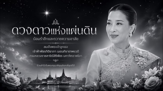 ไว้อาลัยสมเด็จพระเจ้าลูกเธอ เจ้าฟ้าพัชรกิติยาภา นเรนทิราเทพยวดี  กรมหลวงราชสาริณีสิริพัชร มหาวัชรราชธิดา