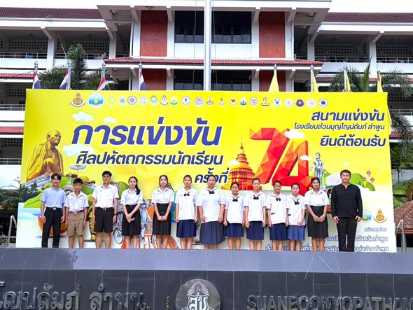 ?โรงเรียนวชิรป่าซาง ขอสรุปผลความสำเร็จและแสดงความยินดีกับนักเรียน ในงานศิลปหัตถกรรมนักเรียน ครั้งที่ 74