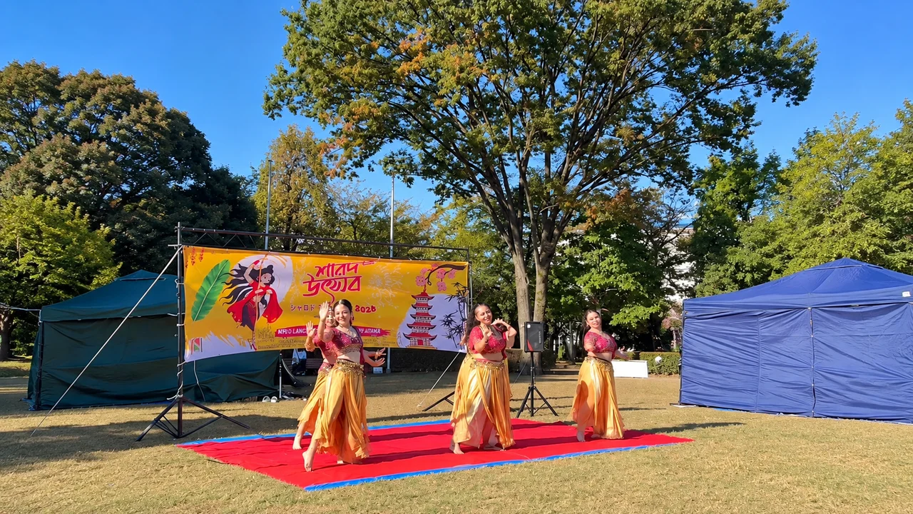 Japanese locals embrace Bollywood music at Bengali Durga Puja celebrations in Saitama
