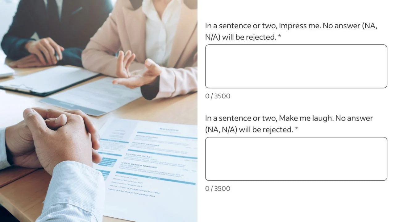 ‘Job hunting is a humiliation ritual disguised as opportunity’: Reddit reacts to bizarre application form