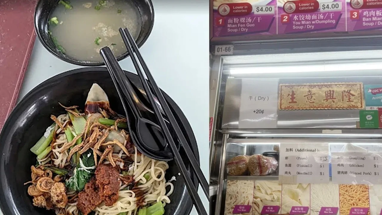 ‘It requires more work’: Noodle stall owner defends 20-cent surcharge for dry noodles