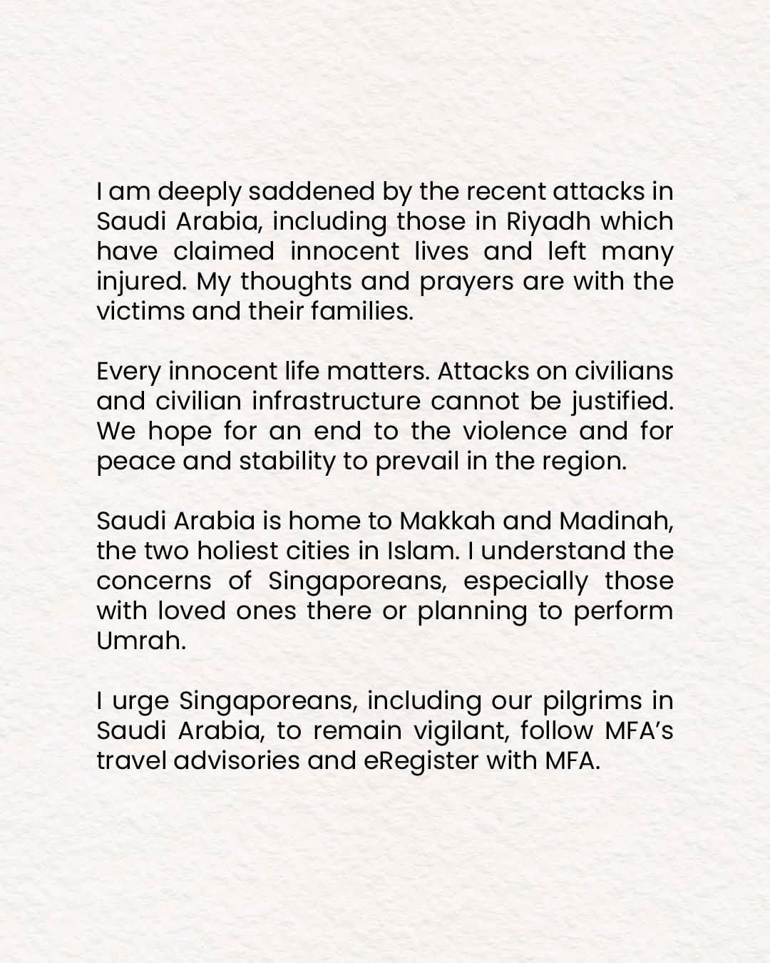 Zaqy Mohamad statement