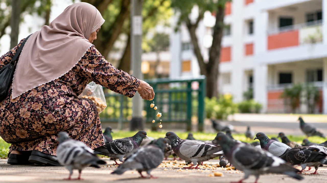 Singapore woman, 78, slapped with S$9.2K fine for feeding pigeons despite multiple warnings
