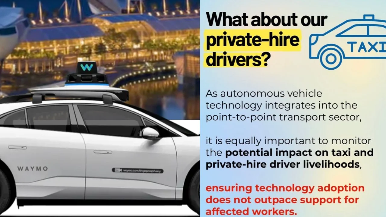 Workers' Party MPs raise questions about how autonomous ride-hailing services will affect taxi, PHV drivers in Singapore
