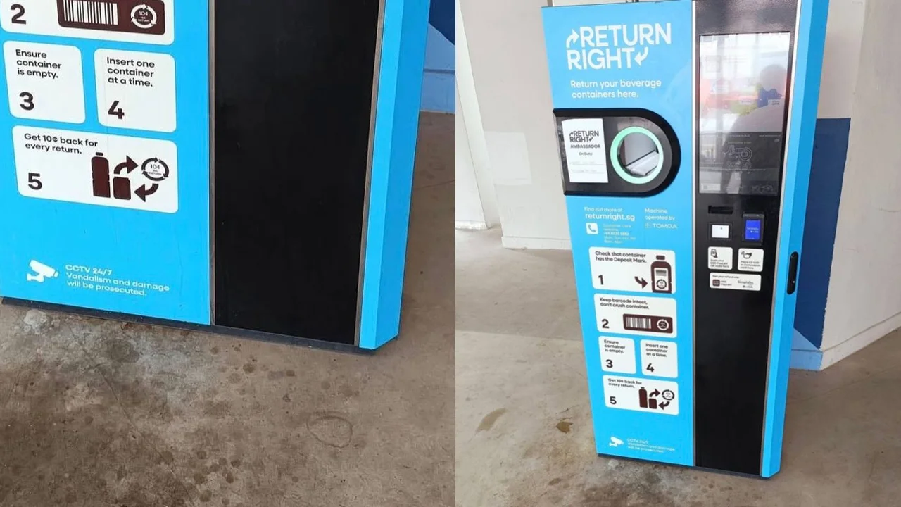 Singapore resident complains BCRS return right machine has an ‘extremely foul’ smell