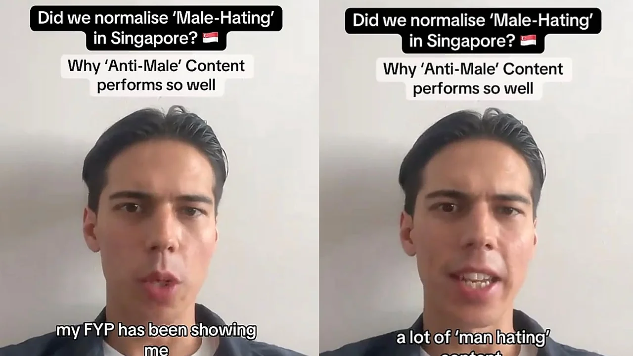 TikToker asks if 'male-hating' is getting normalised in Singapore