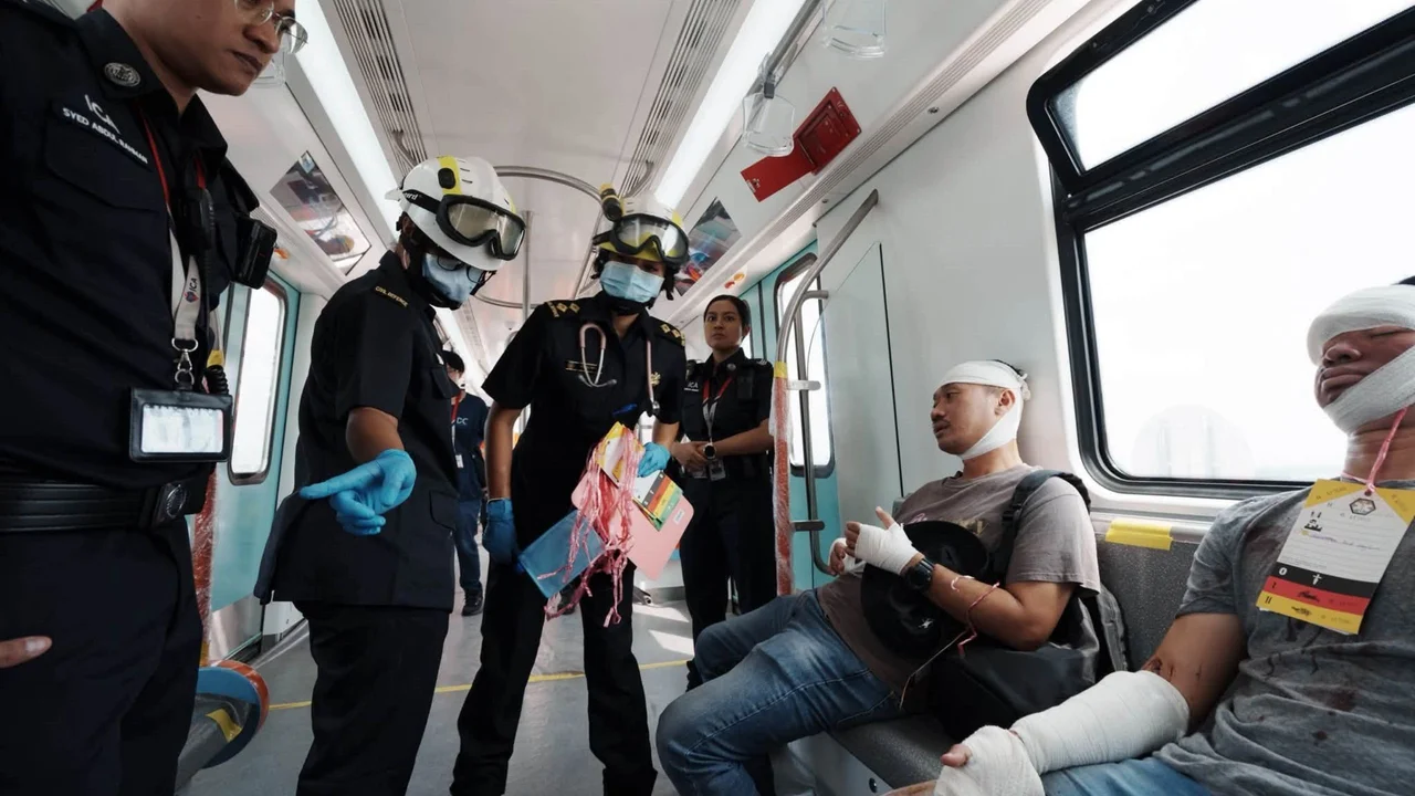 RTS Link: Singapore and Malaysia simulate cross-border emergency ahead of February launch