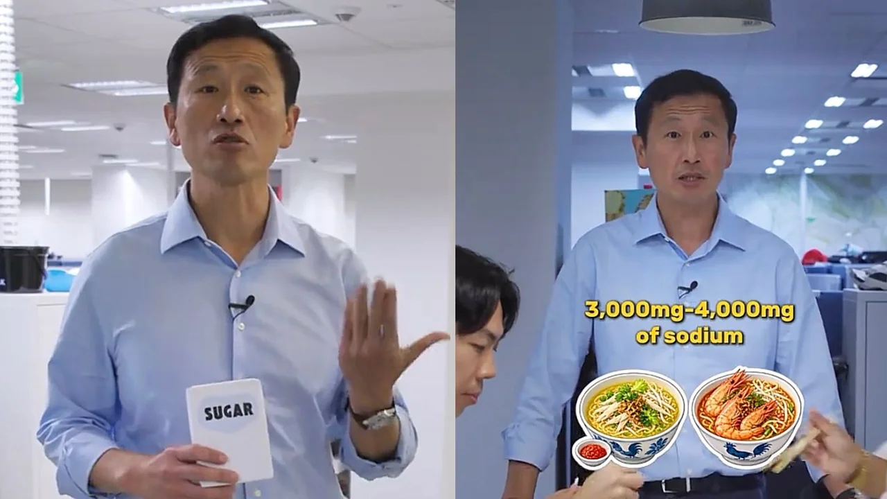 After report of Singaporeans’ higher salt & calorie intake, netizens share ways to do better with Health Minister Ong Ye Kung