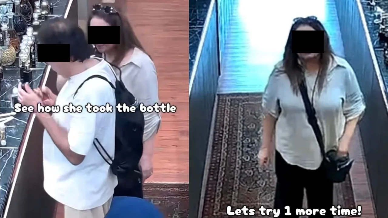 Bussorah Street shop employee warns others after woman & man caught on camera allegedly stealing perfume twice