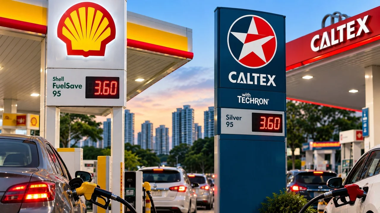 Singapore petrol prices climb again as Shell follows Caltex, with 95-octane reaching S$3.60 per litre