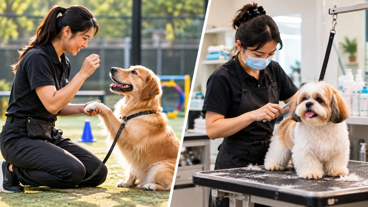 AVS: Dog trainers are urged to use gentler methods for training, while pet groomers must keep animals under constant supervision in new animal welfare code