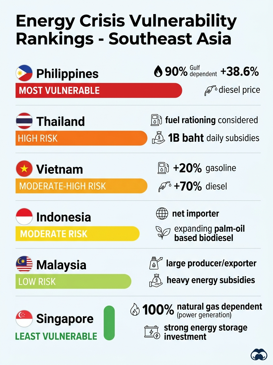 Energy Vulnerability Rankings