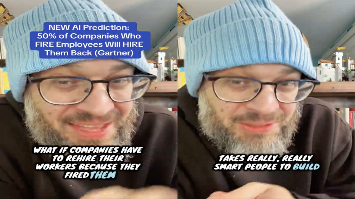 ‘AI without smart people behind it doesn’t work’, man says amid analysts’ prediction that firms may regret AI job cuts and rehire people by 2027