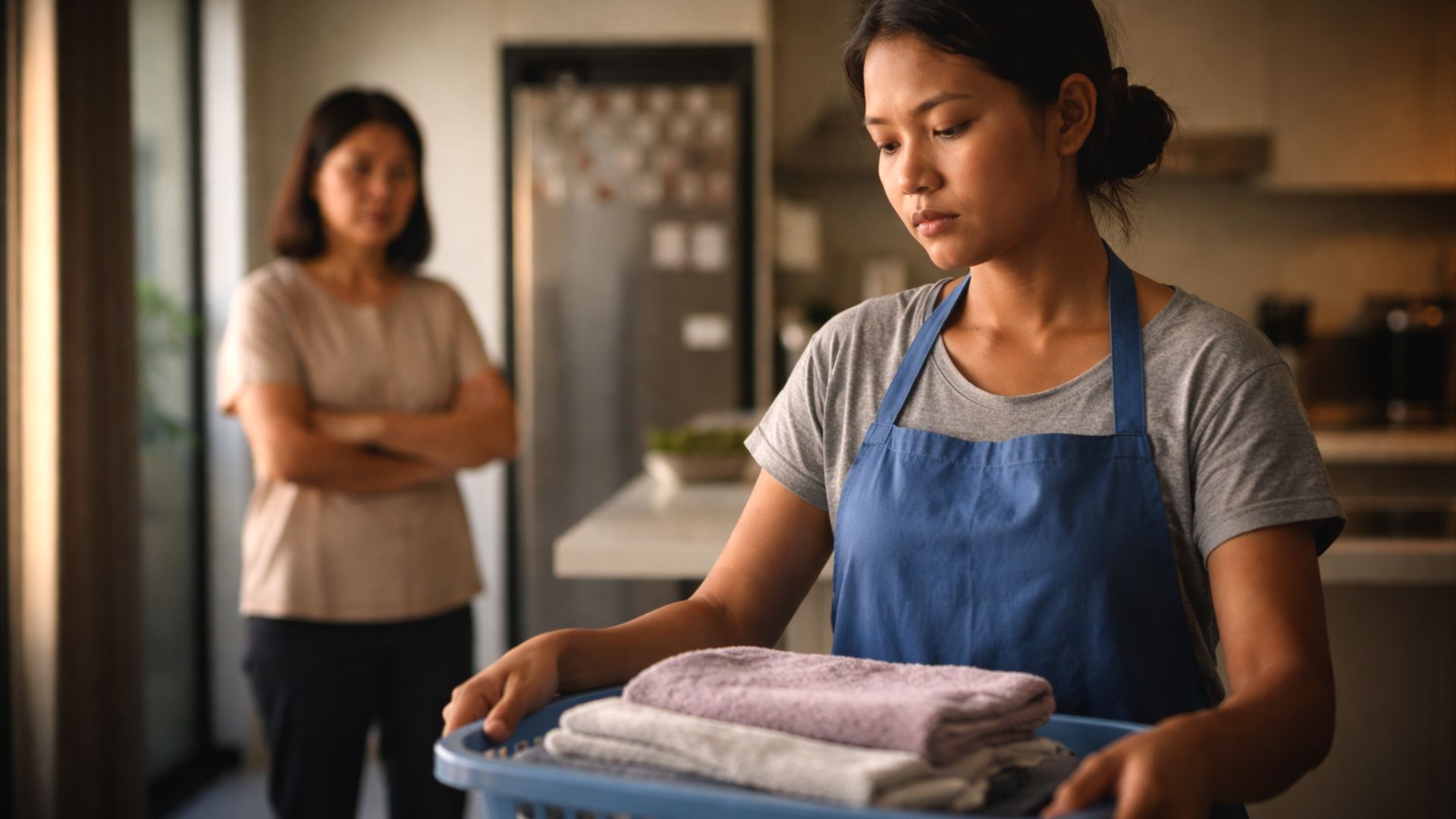 Helper overworked, but employer rejects her transfer requests