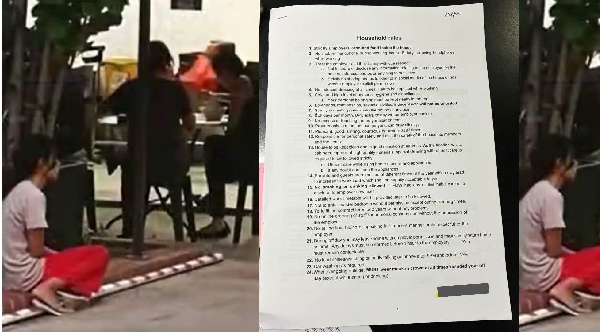 ‘Wear masks even on days off’: List of domestic helper rules sparks outrage in Singapore