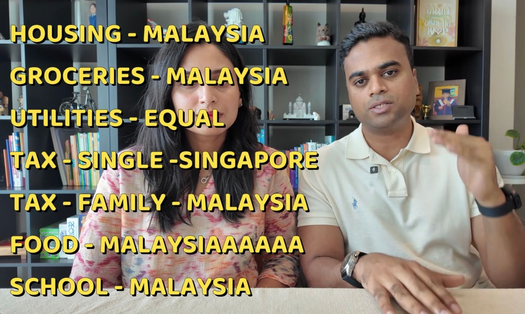 Couple says Singapore is great for young professionals but choose Malaysia to raise their family