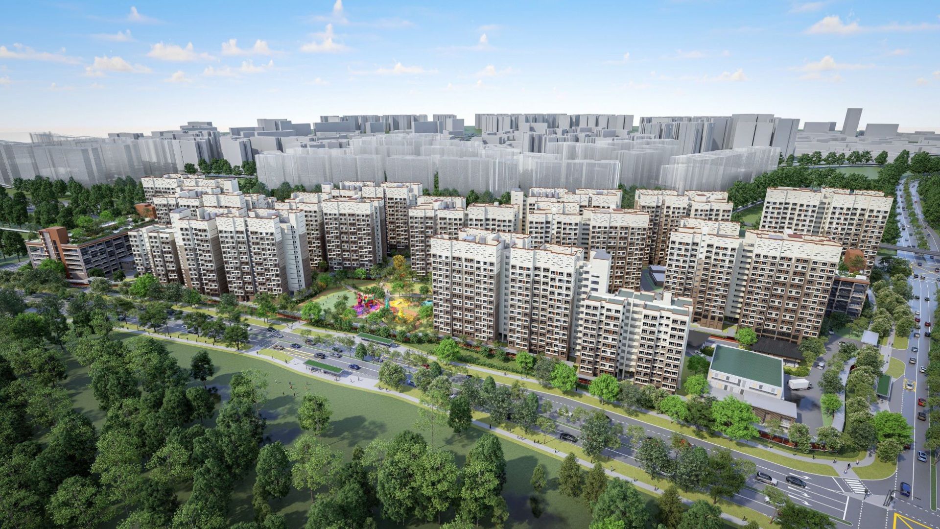 Brickland Weave in Tengah is one of three BTO projects in Keppel's first CCS contract
