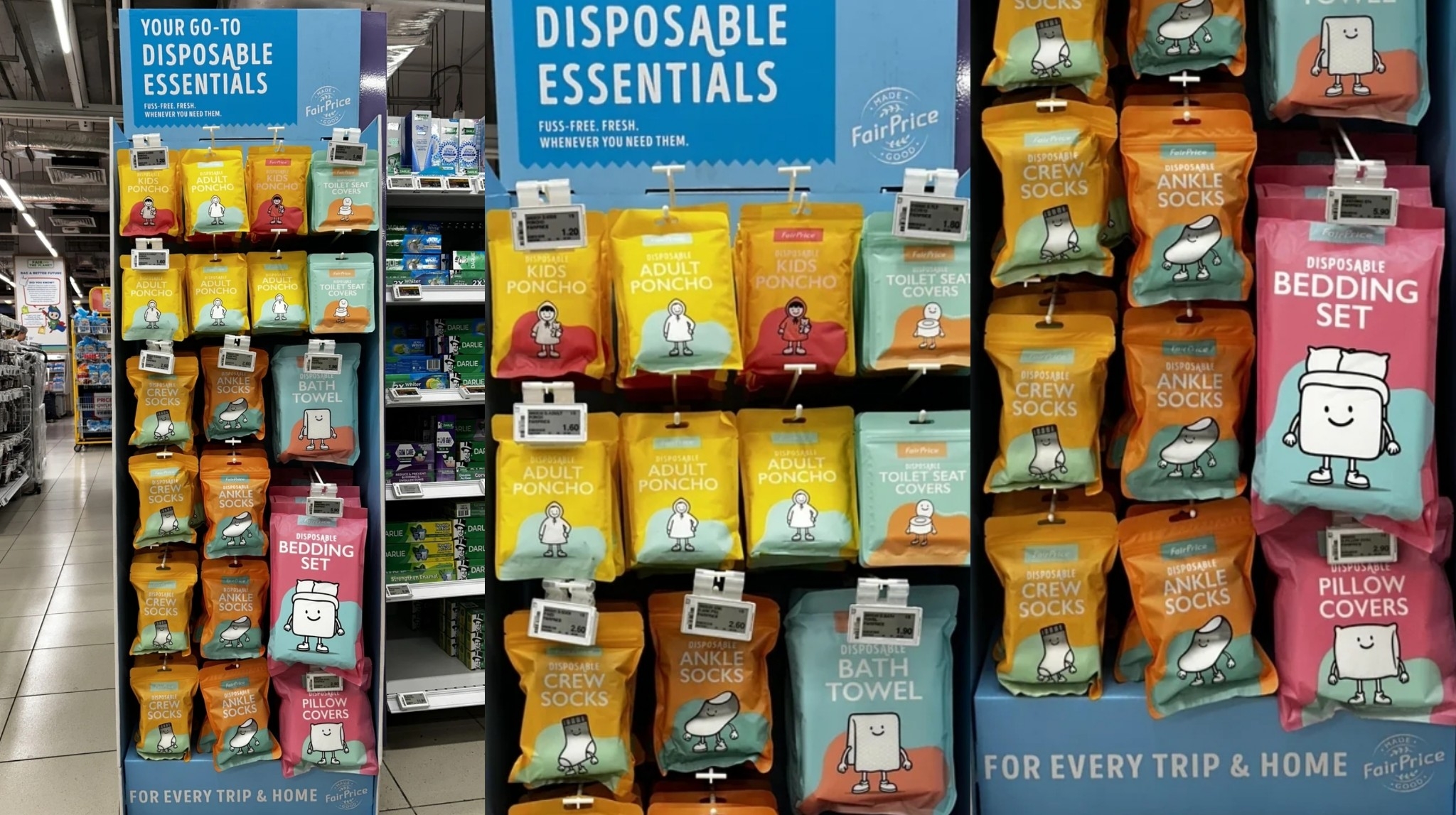 “More things to add to the ocean” – FairPrice under fire for selling disposable bedding, towels and socks despite climate crisis