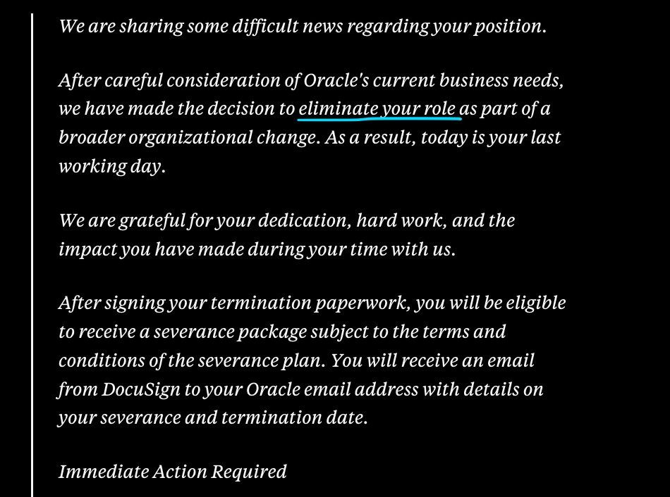 ‘No corporate loyalty’: Tenured Oracle employees and families react to mass layoffs amid AI spending